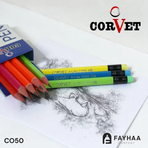 Pencil Hexa (Red Wood) - Corvet
