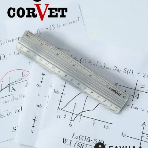 Ruler Aluminium 15cm - Corvet