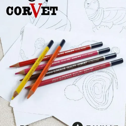 Coloring   Red Wood 12 Colors - Corvet