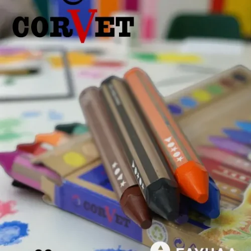 Crayon Super Jumbo Wax Triangle - Corvet