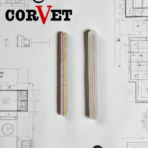 Ruler Plastic 30cm - Corvet